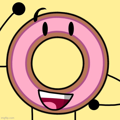 Donut's voting icon but he has the BFDI 24 asset. | made w/ Imgflip meme maker