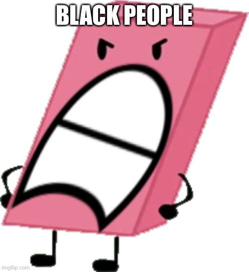 Eraser | BLACK PEOPLE | image tagged in eraser | made w/ Imgflip meme maker