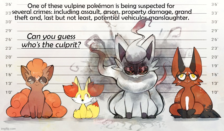 image tagged in vulpix,fennekin,zororua,nikit | made w/ Imgflip meme maker