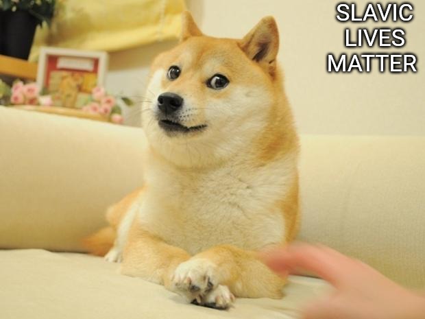 Doge 2 Meme | SLAVIC LIVES MATTER | image tagged in memes,doge 2,slavic | made w/ Imgflip meme maker