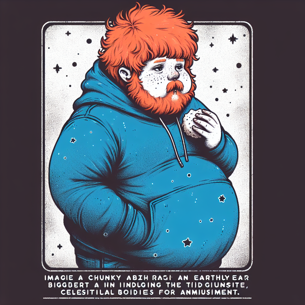 Caseoh, the fat ginger dude wearing a blue hoodie and is the fat Blank Meme Template