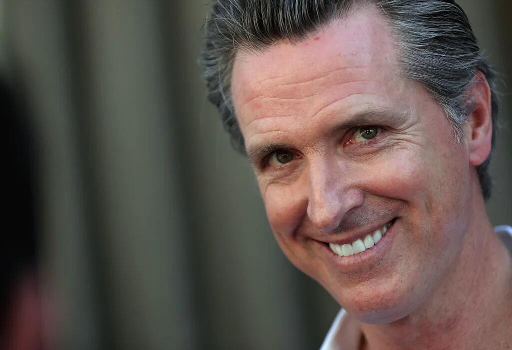 Gavin Newsom Blank Meme Template