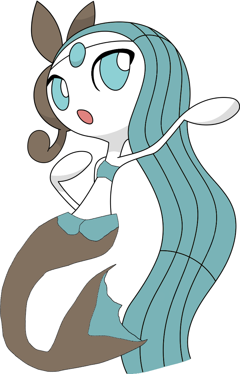 Meloetta (Mermaid Form) Blank Meme Template