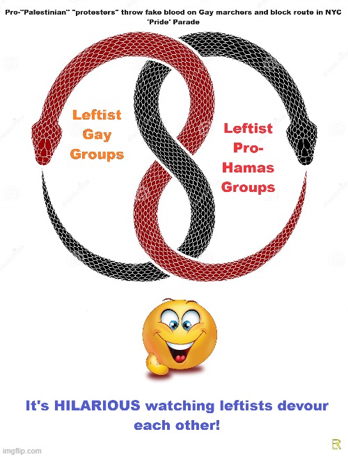 Leftists chewing each other | image tagged in chaos | made w/ Imgflip meme maker