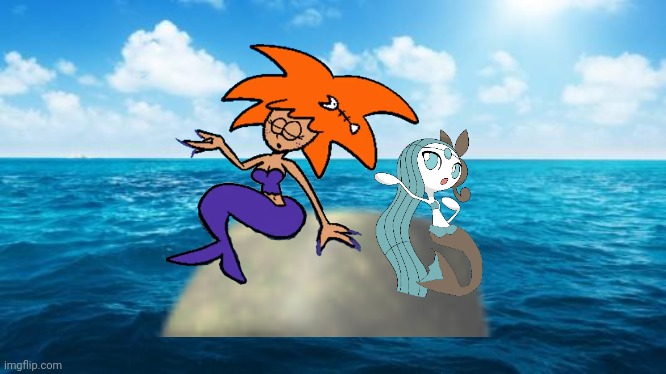 Singing Mermaids.mp3 | image tagged in ocean | made w/ Imgflip meme maker