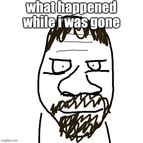 shadowskul face reveal | what happened while i was gone | image tagged in shadowskul face reveal | made w/ Imgflip meme maker