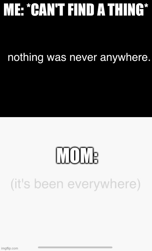 Nothing was Never anywhere | image tagged in memes,bill wurtz | made w/ Imgflip meme maker