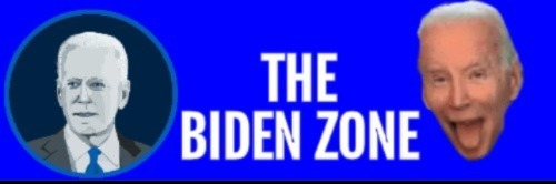 Biden Zone logo Blank Meme Template