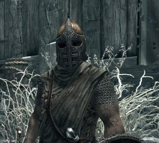 SkyrimGuard | image tagged in skyrimguard | made w/ Imgflip meme maker