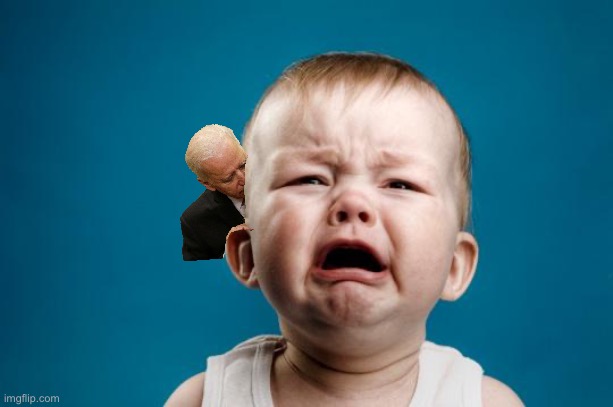 BABY CRYING | image tagged in baby crying | made w/ Imgflip meme maker