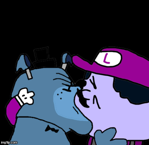 remember when i made this horrid joke ship art | image tagged in bear5 x wega | made w/ Imgflip meme maker