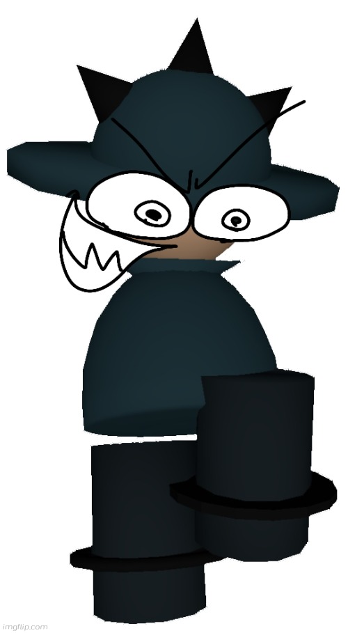 I made bomius with 3D Modeling app | image tagged in new bomius,bomius,model,3d,dave and bambi | made w/ Imgflip meme maker