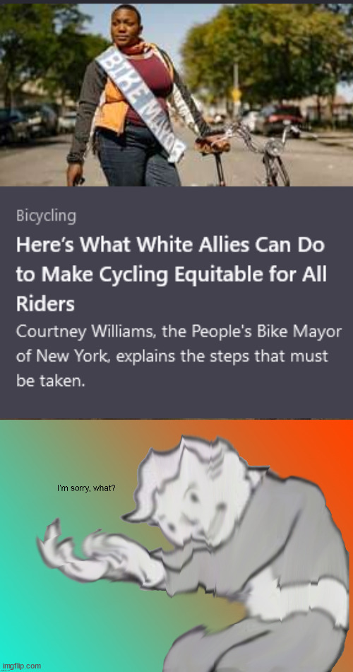 "People's Bike Mayor" :skull: | image tagged in kamala laughing,memes,joe biden,democrats,identity politics,incompetence | made w/ Imgflip meme maker