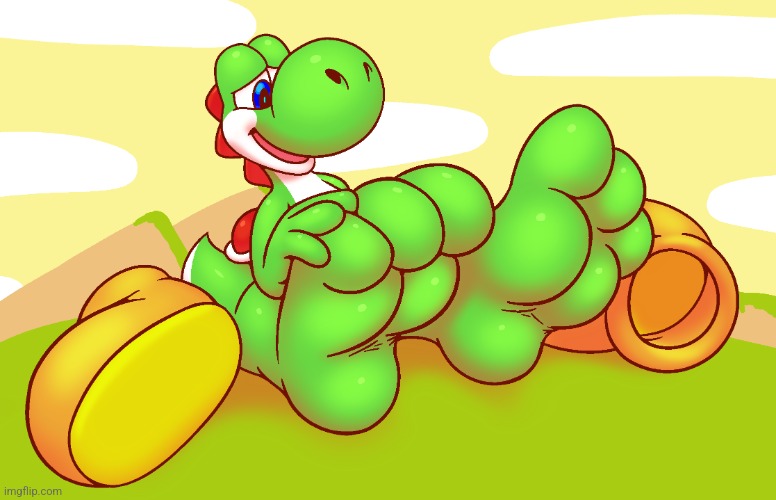 Yoshi Feet | image tagged in yoshi feet | made w/ Imgflip meme maker