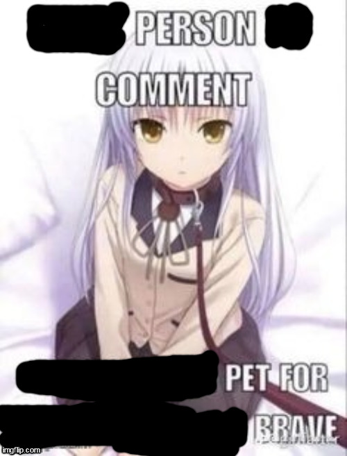 first person to comment owns as a pet for a week | image tagged in first person to comment owns as a pet for a week | made w/ Imgflip meme maker