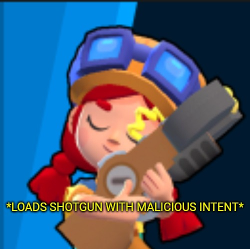 Jessie shotgun Blank Meme Template