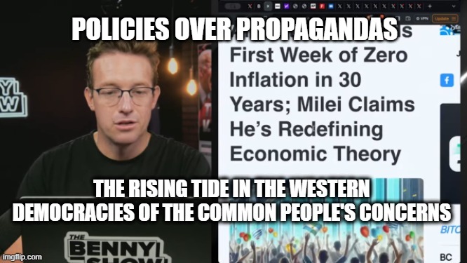 POLICIES OVER PROPAGANDAS | made w/ Imgflip meme maker