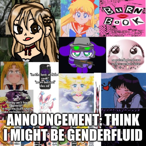 FEP tem 3 | ANNOUNCEMENT: THINK I MIGHT BE GENDERFLUID | image tagged in fep tem 3 | made w/ Imgflip meme maker