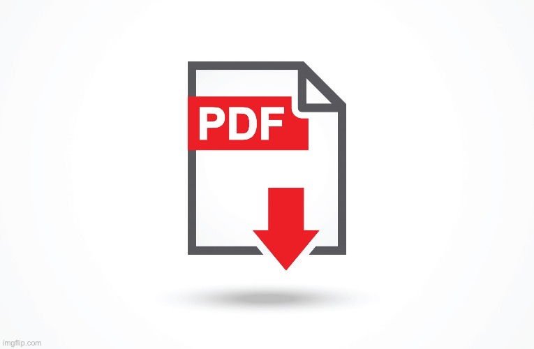 PDF logo | image tagged in pdf logo | made w/ Imgflip meme maker