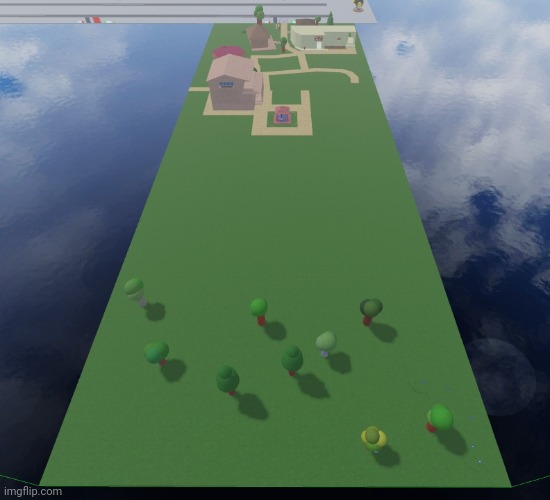 Severely unfinished map in obby creator (there are already 400 parts) | image tagged in roblox | made w/ Imgflip meme maker