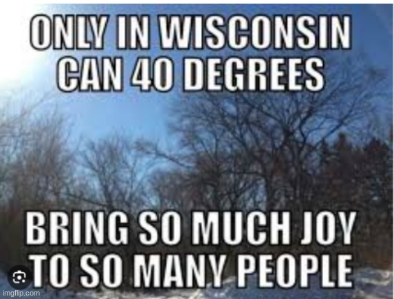 Wisconsin for ya | image tagged in wisconsin | made w/ Imgflip meme maker