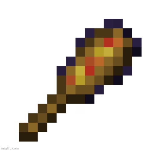 Just made a minecraft weapon sprite for the first time | image tagged in minecraft | made w/ Imgflip meme maker