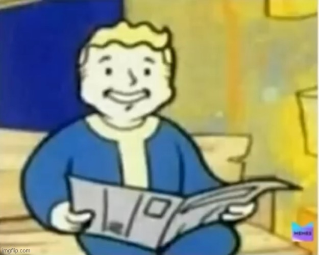 Vault Boy Newspaper | image tagged in vault boy newspaper | made w/ Imgflip meme maker