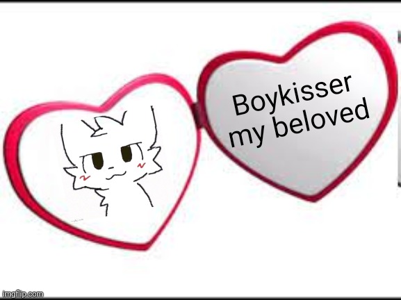 Boykisser My Beloved (Original Art Credit: Mauzymice | Boykisser my beloved | image tagged in boykisser,my beloved,furry,cute,funny,you like kissing boys | made w/ Imgflip meme maker
