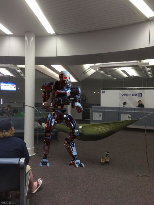 Airport Hammock  | image tagged in airport hammock | made w/ Imgflip meme maker