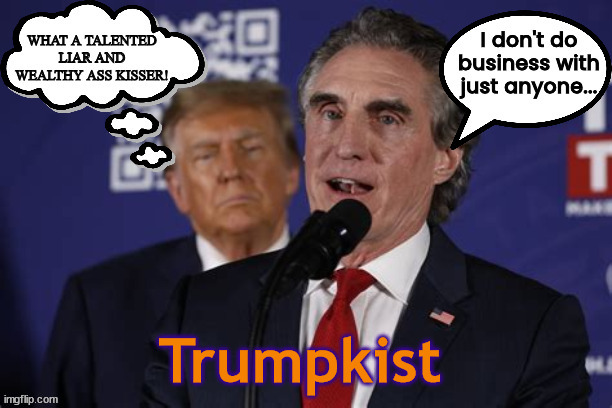 Burgum is TRUMPKIST | image tagged in rope a dope,ez mark,maga minion moron,i like mike,suckers,vp 4 a day | made w/ Imgflip meme maker