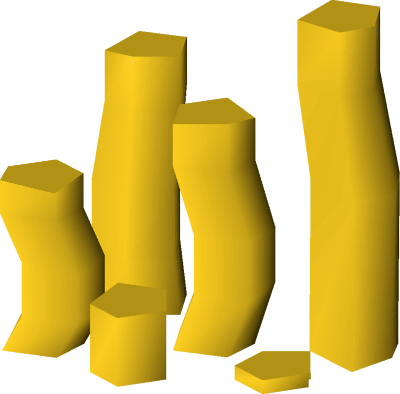 High Quality Runescape Gold Piece pile Blank Meme Template