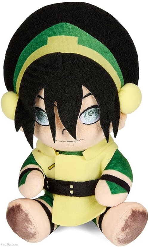 Sex to-I mean Toph Plush | image tagged in sex to-i mean toph plush,walmart bag | made w/ Imgflip meme maker