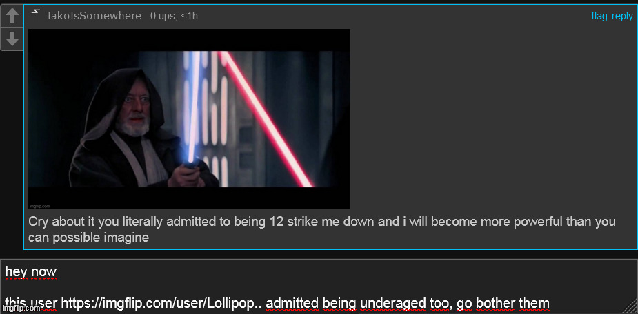 i meant like "go bother them, not me" | made w/ Imgflip meme maker