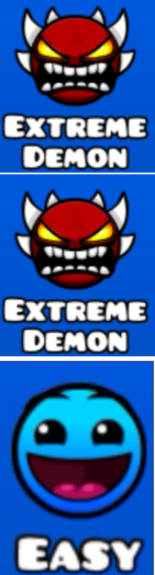 Geometry Dash Extreme Demon Blank Meme Template