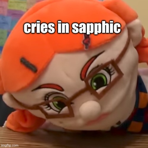 Penelope cries in Sapphic | cries in sapphic | image tagged in sml,lgbtq | made w/ Imgflip meme maker
