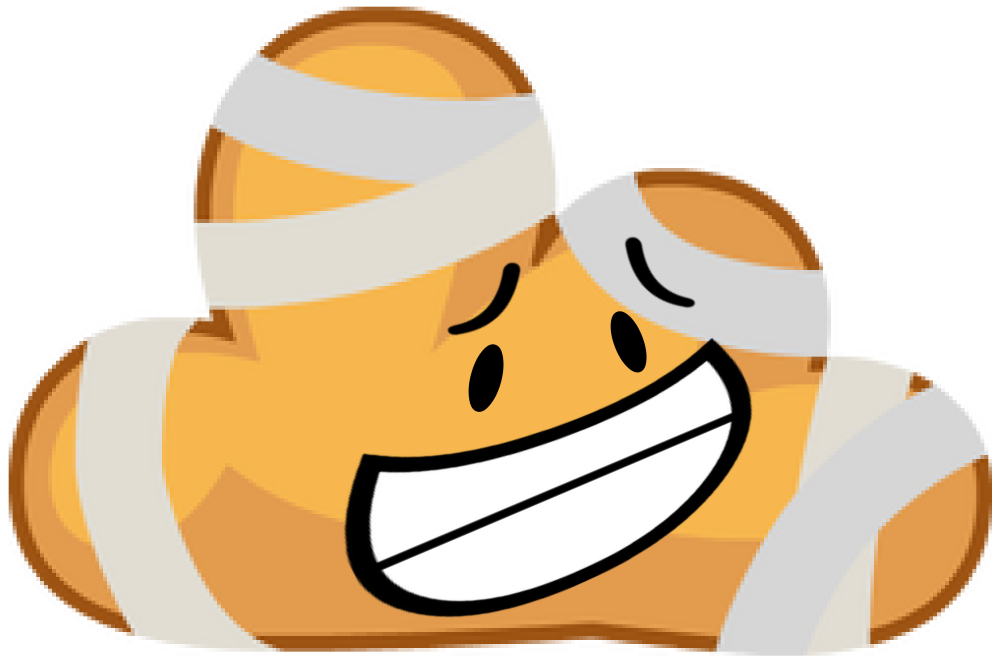 Cloudy (bandaged & covered in evaporated tangerine juice) Blank Meme Template