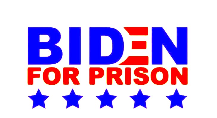 Biden for prison logo Blank Meme Template