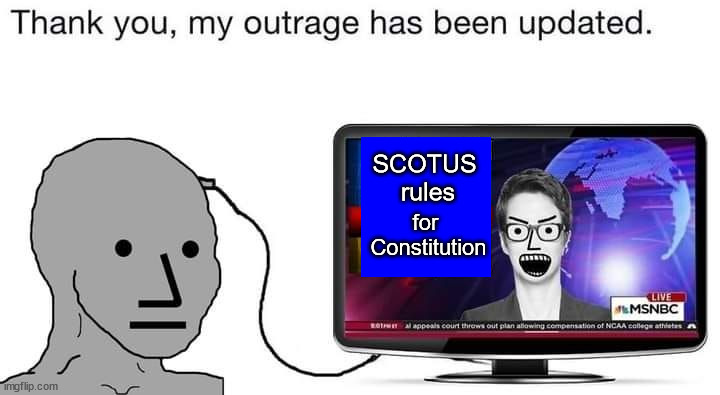 SCOTUS 
rules for 
Constitution | made w/ Imgflip meme maker