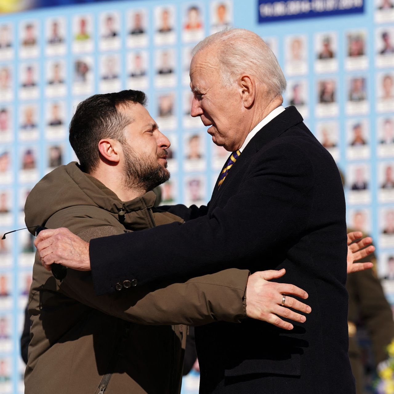 Zelensky and Biden Blank Meme Template