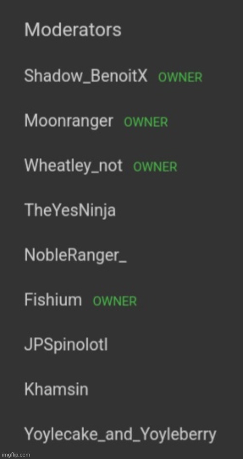 Yay I'm top mod (Every pre-split BFB contestant(in unison): YAY!) | image tagged in moderators | made w/ Imgflip meme maker