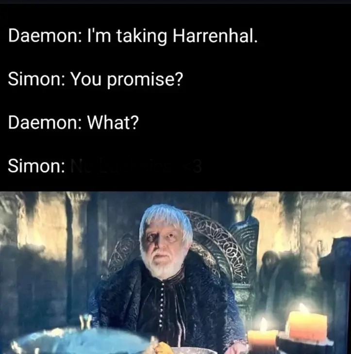 High Quality Simon Daemon Harenhal Blank Meme Template