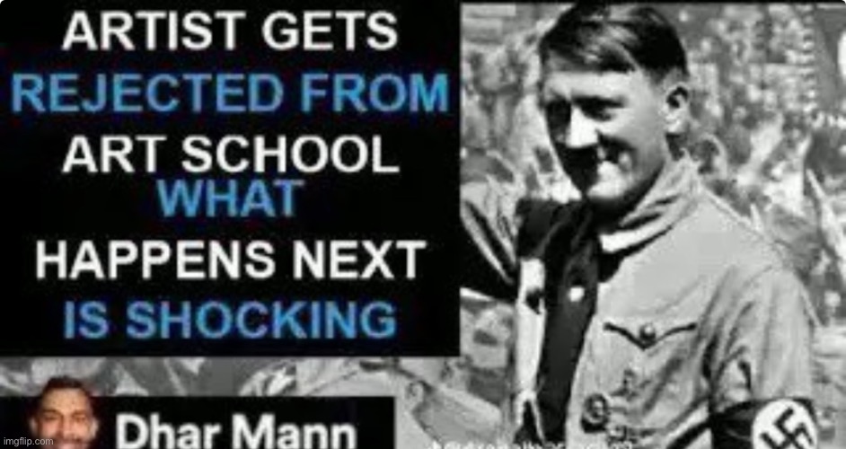 Oof… | image tagged in hitler,nazi | made w/ Imgflip meme maker