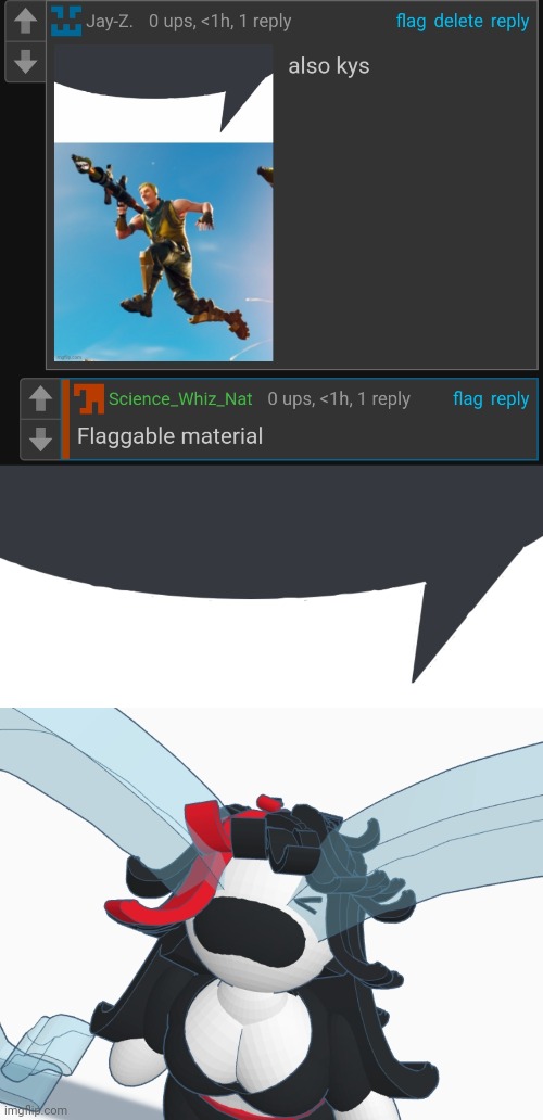 image tagged in discord speech bubble,claire crying like snoopy | made w/ Imgflip meme maker