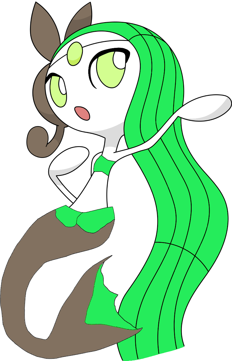 Shiny Meloetta (Mermaid Form) Blank Meme Template