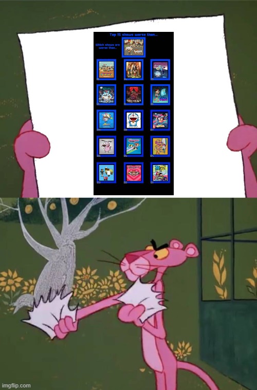 Pink Panther hates DarkwingHomer art | image tagged in anti darkwinghomer | made w/ Imgflip meme maker