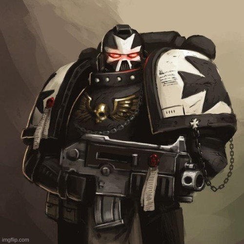 Black Templar | image tagged in black templar | made w/ Imgflip meme maker