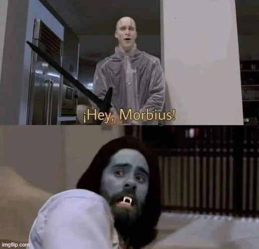 Gorr and Morbius | image tagged in morbius,gorr | made w/ Imgflip meme maker