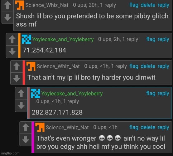 Bro thinks he's scary | made w/ Imgflip meme maker