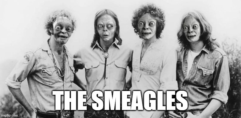 Take It to Mordor | THE SMEAGLES | image tagged in eagles | made w/ Imgflip meme maker