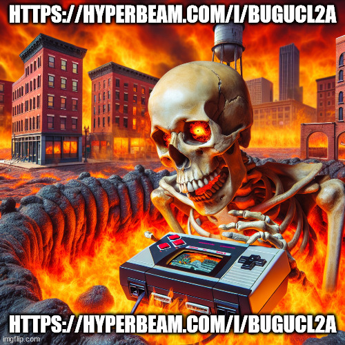 https://hyperbeam.com/i/bUGuCL2a | HTTPS://HYPERBEAM.COM/I/BUGUCL2A; HTTPS://HYPERBEAM.COM/I/BUGUCL2A | image tagged in skull playing the nintendo 64 in michigan | made w/ Imgflip meme maker